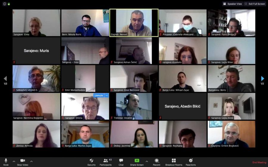 Održan webinar  „Želite li bolje surađivati koristeći online alate?/Zoom platforma“