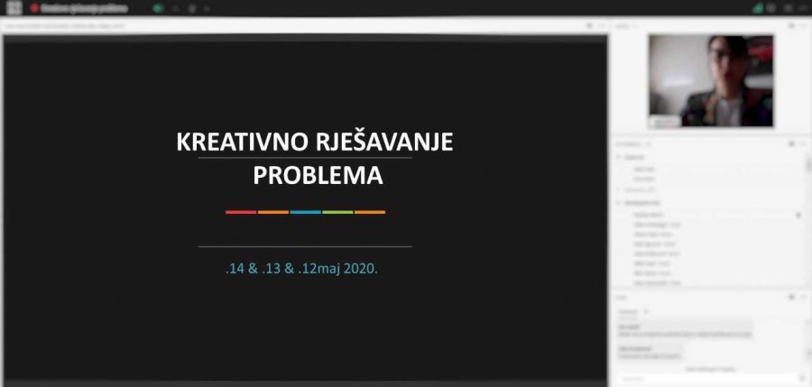 Održan webinar „Kreativno rješavanje problema“