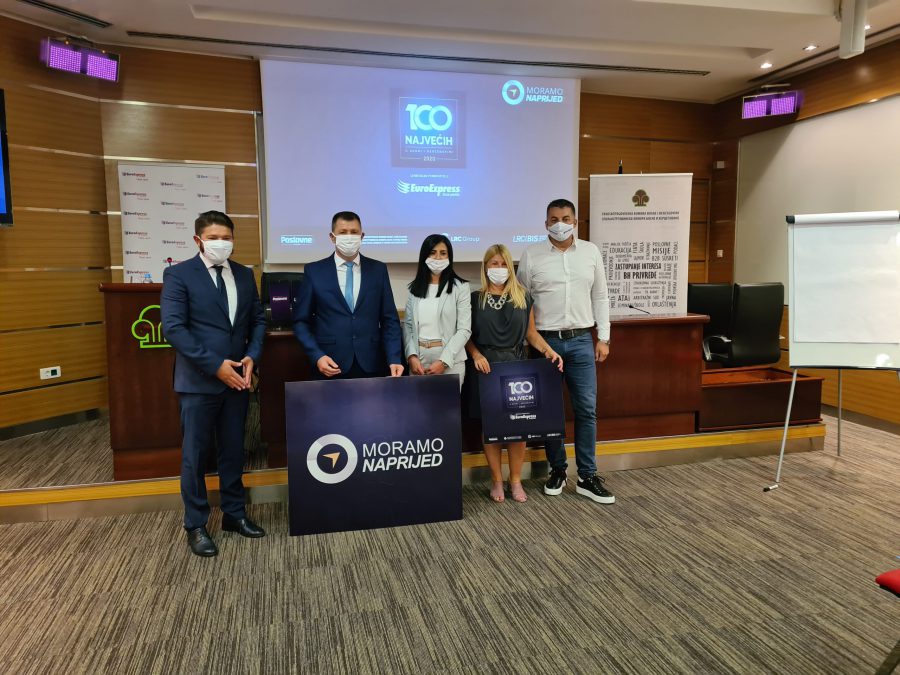 Najavljen 33. po redu projekat 100 najvećih u BiH pod sloganom “Moramo naprijed”