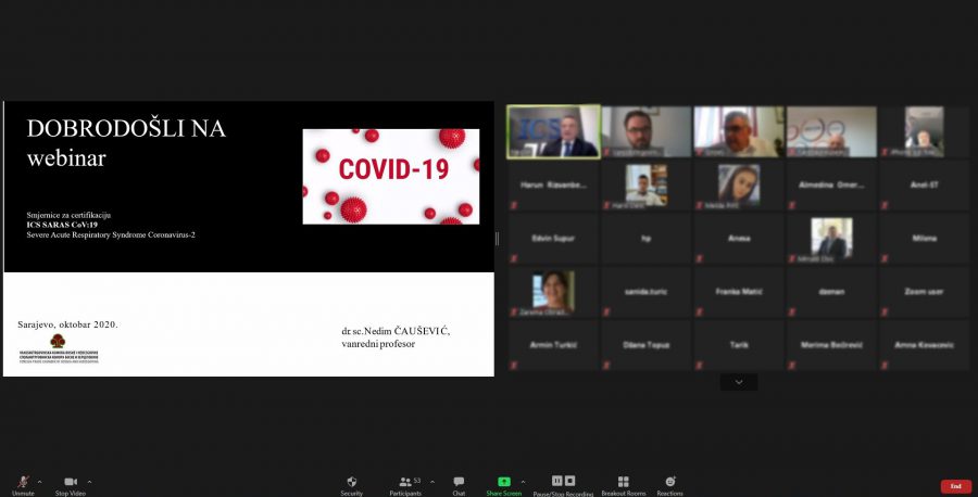 Održan webinar na temu „Self-Care during COVID-19“