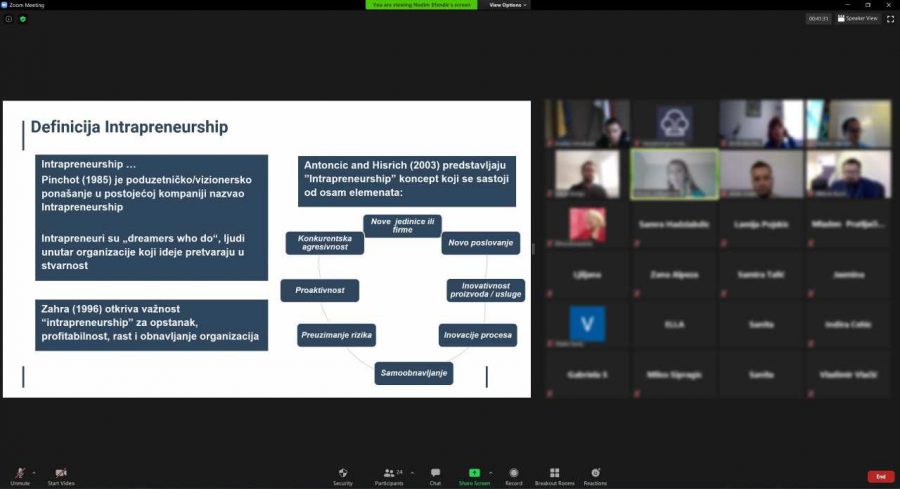 Održan webinar „Kako bh. kompanije mogu postati inovativnije uz korištenje kickbox metodologije“
