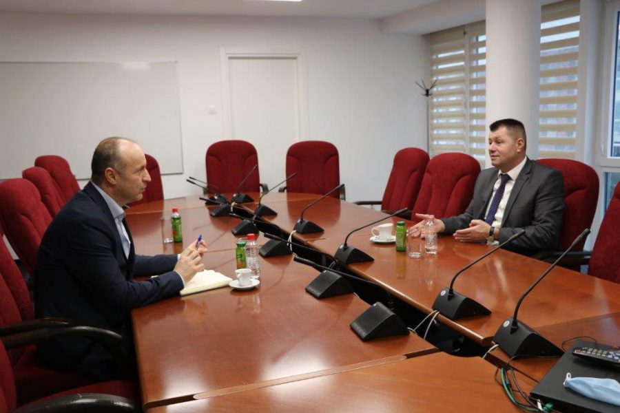 Potpredsjednik Egrlić na sastanku s ministrom privrede USK