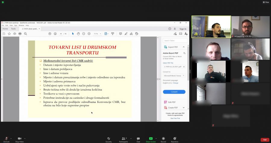 Započela realizacija novog ciklusa „FIATA škole špedicije“