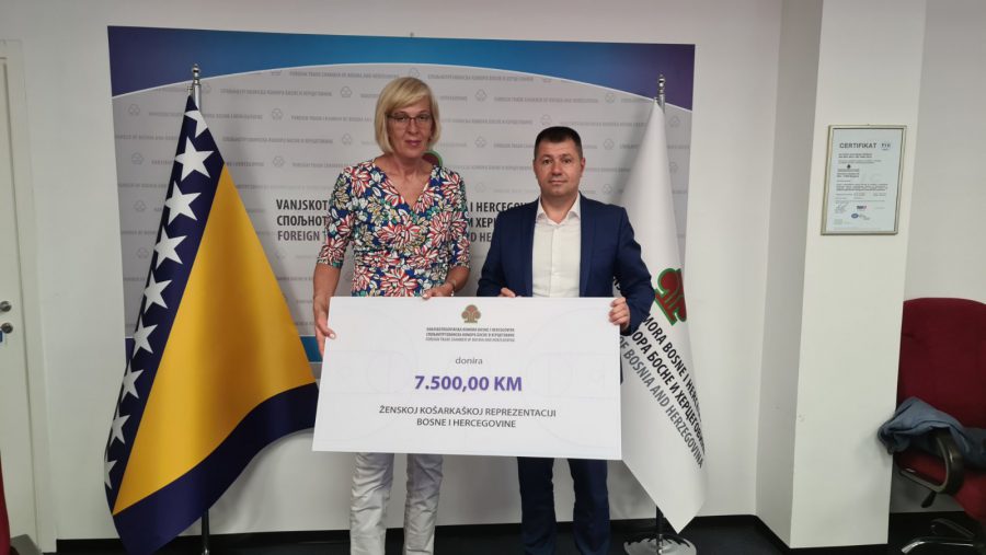 VTK/STK BiH finansijski podržala Žensku košarkašku reprezentaciju BiH