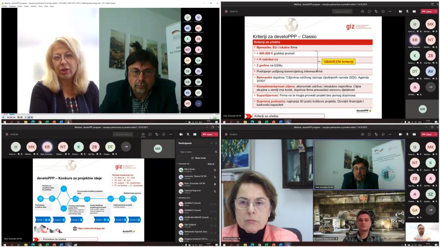 Održan webinar „develoPPP program – razvojna partnerstva za privatni sektor“