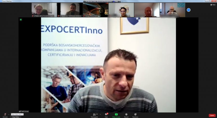 Održan webinar na temu „EU fondovi za mala i srednja preduzeća (MSP)“