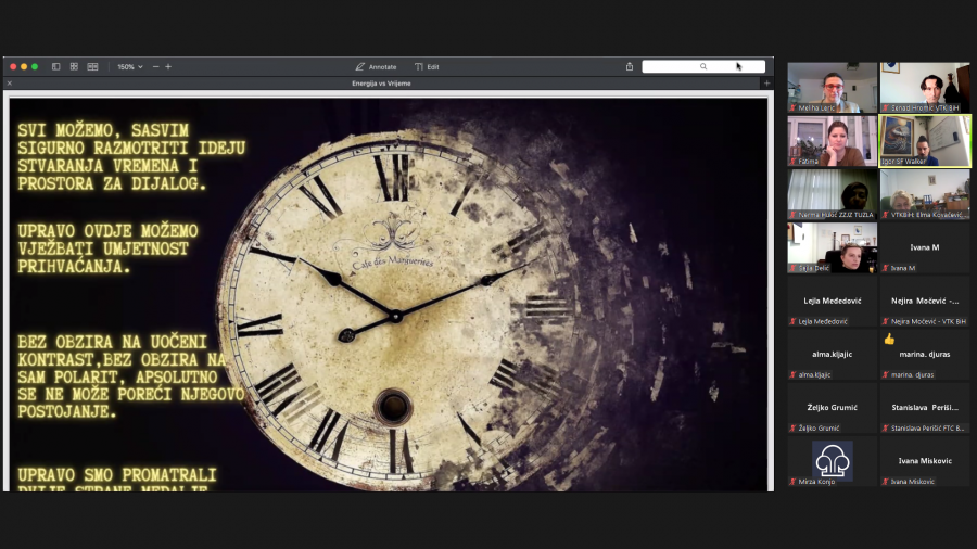 Uspješno realiziran webinar „Unaprijedi sebe i osiguraj više vremena i motivacije za rad”