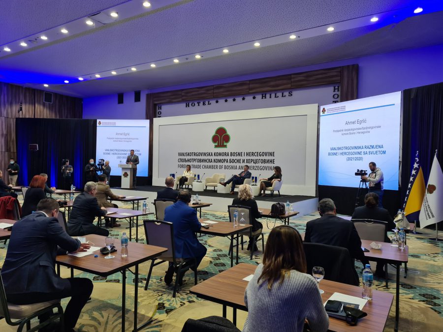 Prezentacija vanjskotrgovinske razmjene BiH sa svijetom u 2021. godini