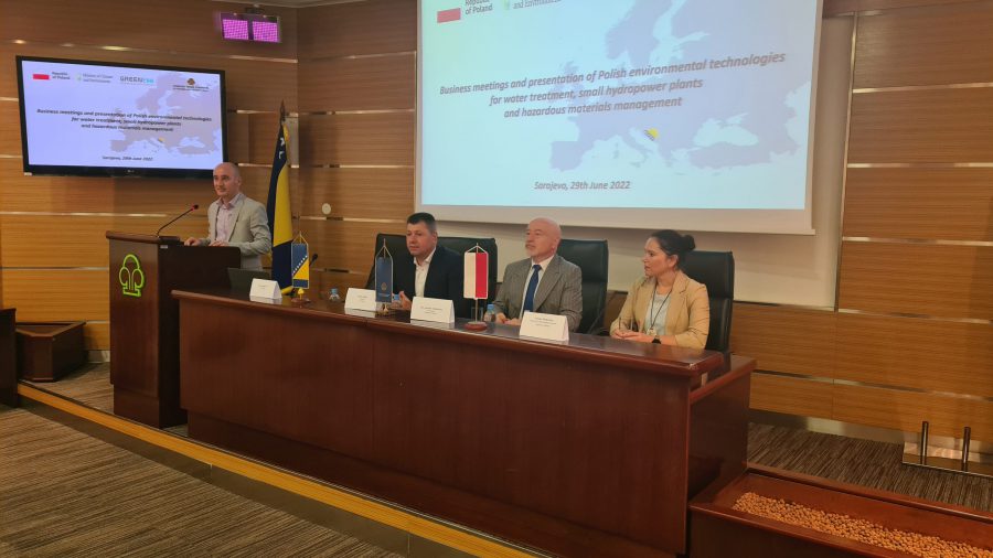 U VTK/STK BiH održana prezentacija poljskih ekoloških tehnologija prečišćavanje voda, male hidroelektrane i upravljanje opasnim materijama