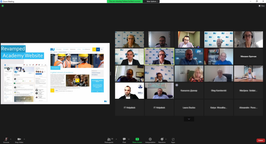Predstavnici Komore na sastanku IRU Akademije