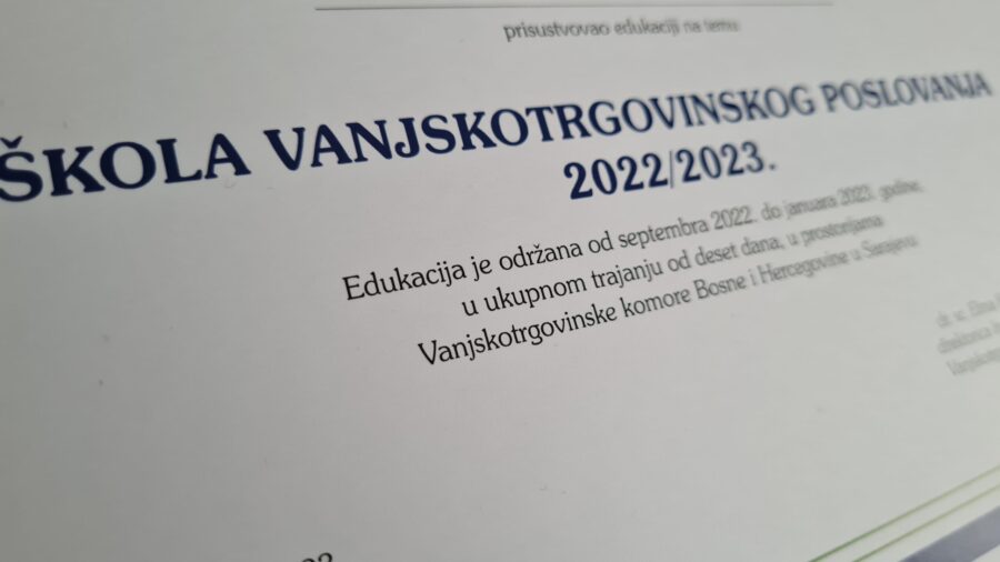 Završen četvrti ciklus Škole vanjskotrgovinskog poslovanja