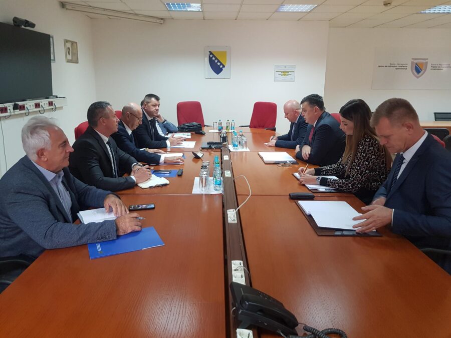 Održan radni sastanak predstavnika VTK/STK BiH i UNO BiH
