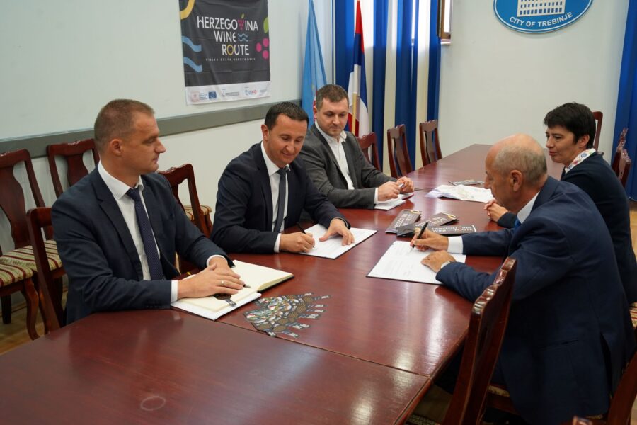 VTK/STK BiH i Grad Trebinje potpisali Memorandum o saradnji u Vinskoj cesti Hercegovine