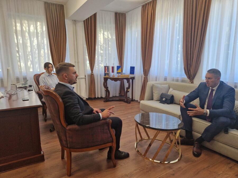 Dopredsjednik Vuković na sastanku s dopredsjednikom Republike Srpske Davorom Pranjićem