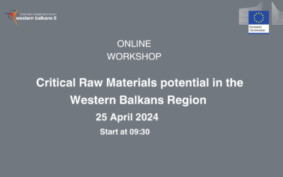 Poziv za online radionicu: Potencijal kritičnih sirovina u regionu Zapadnog Balkana