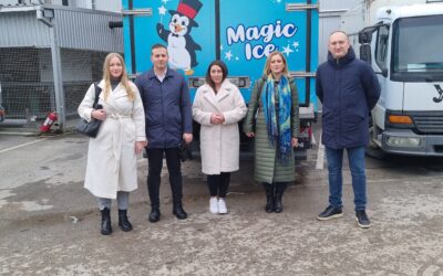 Predstavnici VTK/STK BiH posjetili proizvodni pogon za sladolede MAGIC ICE u Domaljevcu