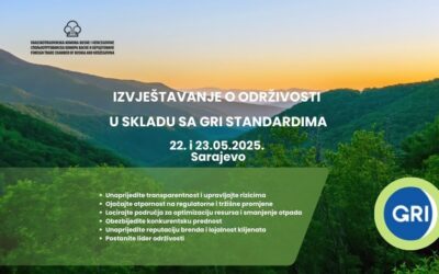 Poziv za obuku „Izvještavanje o održivosti u skladu sa GRI standardima“