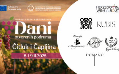 Dani otvorenih podruma na Vinskoj cesti Hercegovine nastavljaju se u Čitluku i Čapljini