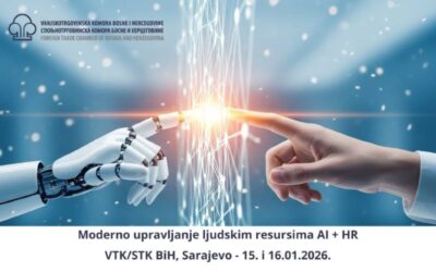 Poziv na dvodnevnu radionicu „Moderno upravljanje ljudskim resursima: AI + HR“.