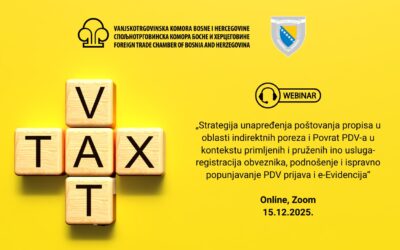 Poziv na webinar „Strategija unapređenja poštovanja propisa u oblasti indirektnih poreza i Povrat PDV-a u kontekstu primljenih i pruženih ino usluga“