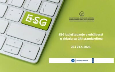 Poziv za obuku „ESG izvještavanje o održivosti u skladu sa GRI standardima”