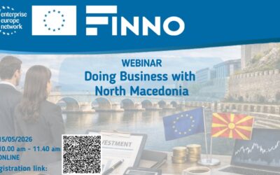 Poziv na FINNO webinar: Poslovne prilike u Sjevernoj Makedoniji i povezivanje kompanija