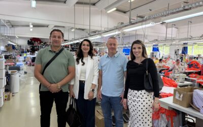 Predstavnici VTK/STK BiH posjetili bh. kompanije iz sektora tekstilne i prehrambene industrije