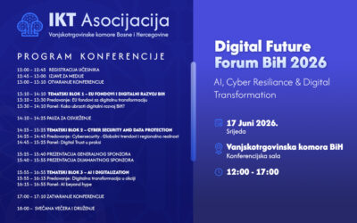 Otvorene prijave za učešće na konferenciji „Digital Future Forum BiH 2026“