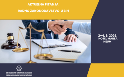 Poziv na edukaciju „Aktuelna pitanja radnog zakonodavstva u BiH“