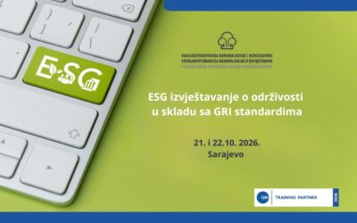 Poziv na GRI certificiranu obuku: ESG izvještavanje o održivosti u skladu sa GRI standardima