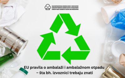 EU pravila o ambalaži i ambalažnom otpadu – šta bh. izvoznici trebaju znati