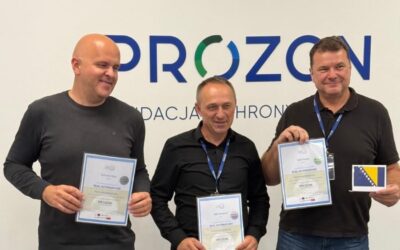 Predsjednici Grupacije rashladne, klima tehnike i toplotnih pumpi VTK/STK BiH stekli F-gas certifikate prema novoj EU regulativi