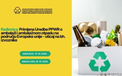 Poziv za učešće na besplatnoj radionici: Uredba PPWR i njen uticaj na bh. izvoznike