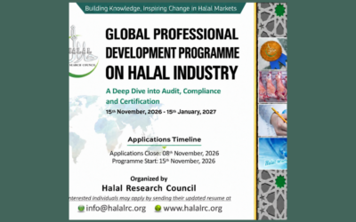 Poziv na besplatnu online obuku za profesionalce u halal industriji