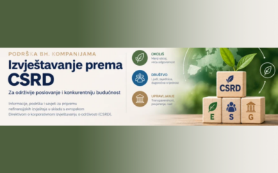 Poziv bh. kompanijama za stručnu podršku u pripremi za zahtjeve EU u oblasti izvještavanja o održivosti